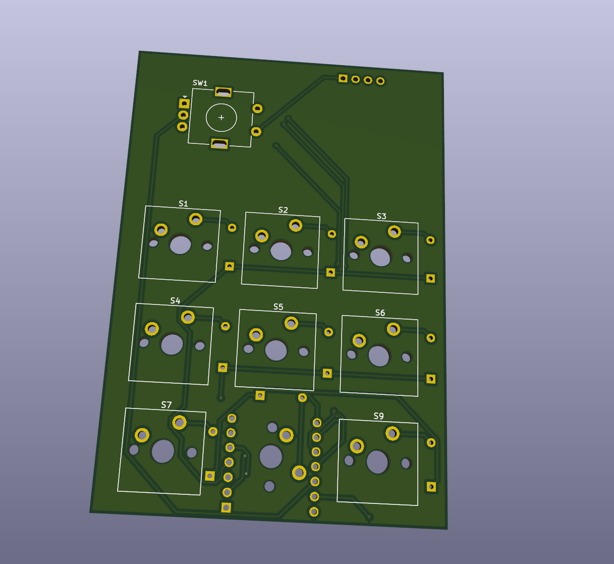 PCB render