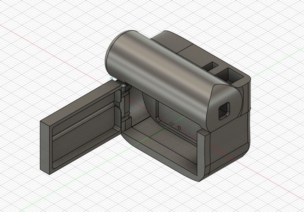 Cam with a arm to hold screen