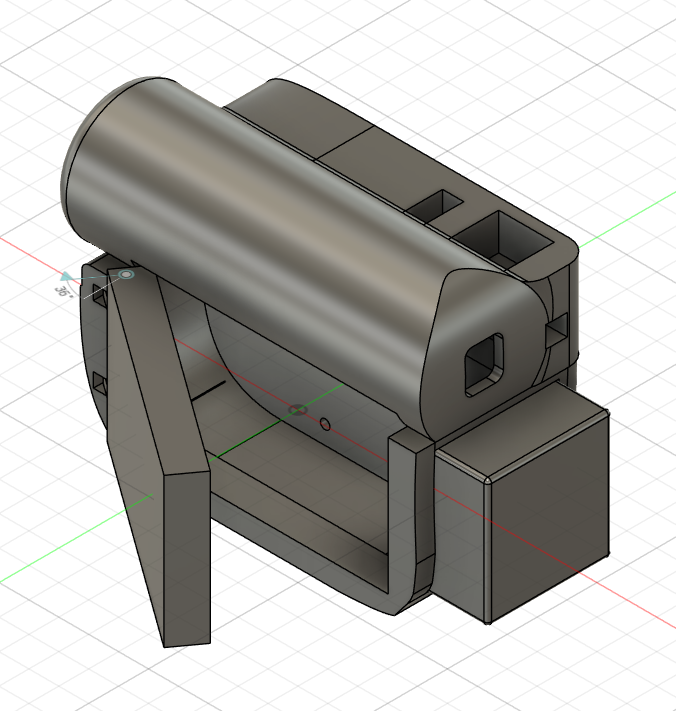 Cam with battery pack