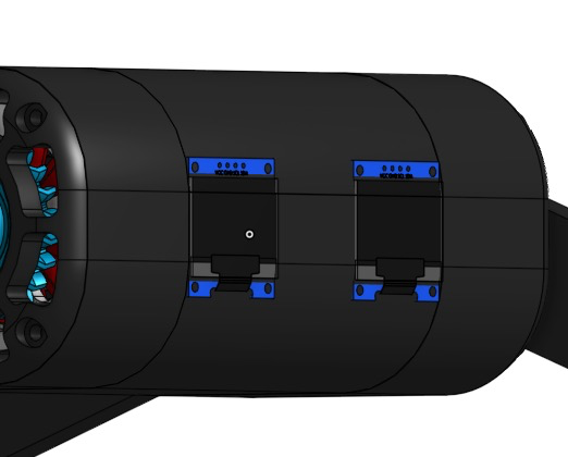 The screens that will serve as eyes