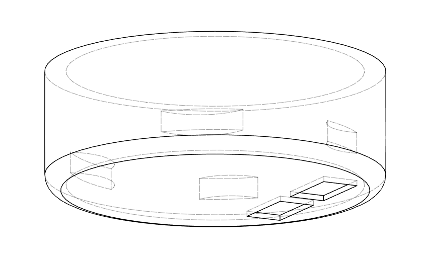 Bottom Case with port holes