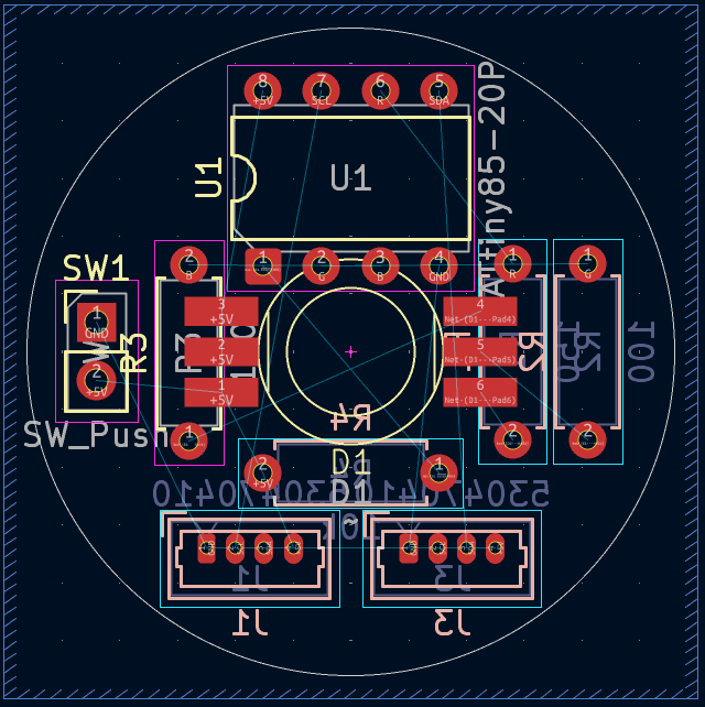 PCB v2 Unrouted