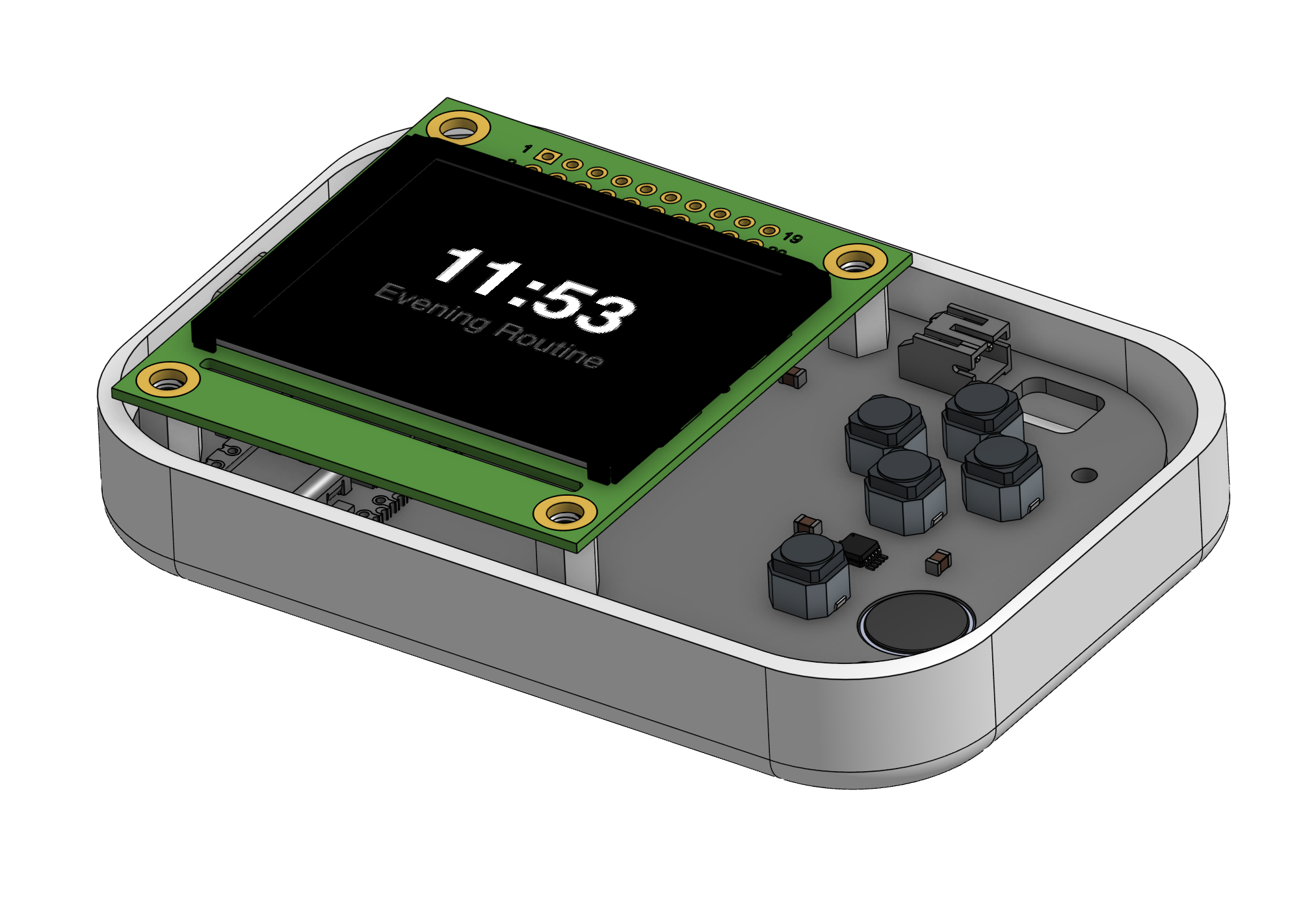 CAD Assembly with Lid Removed