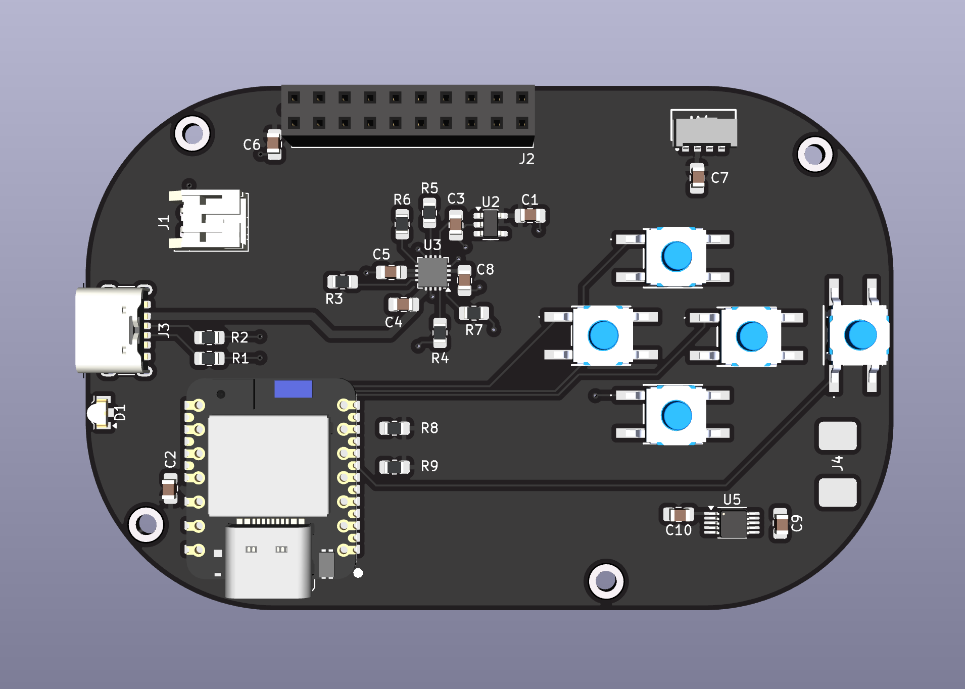 Second revision PCB