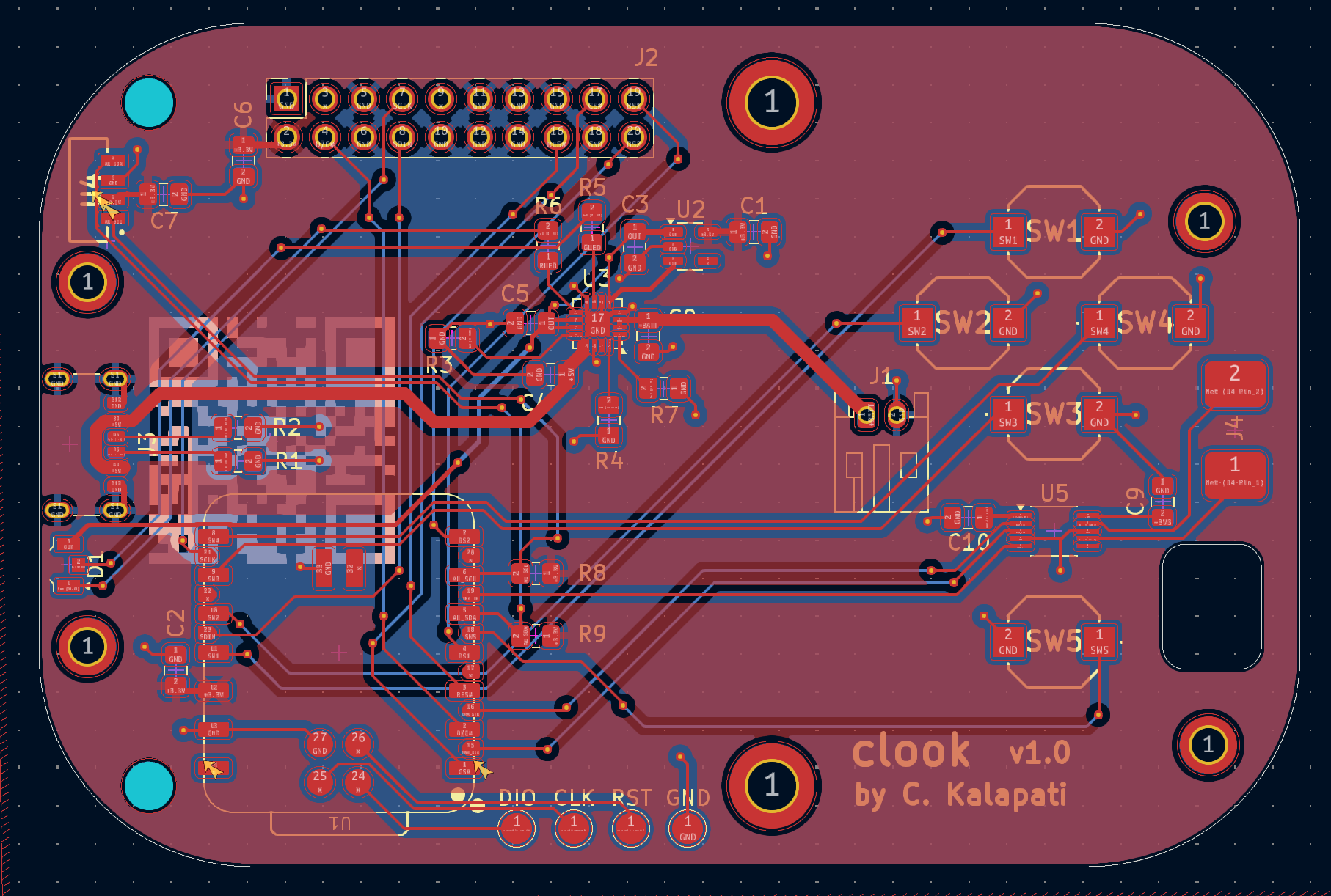 Updated PCB schematic