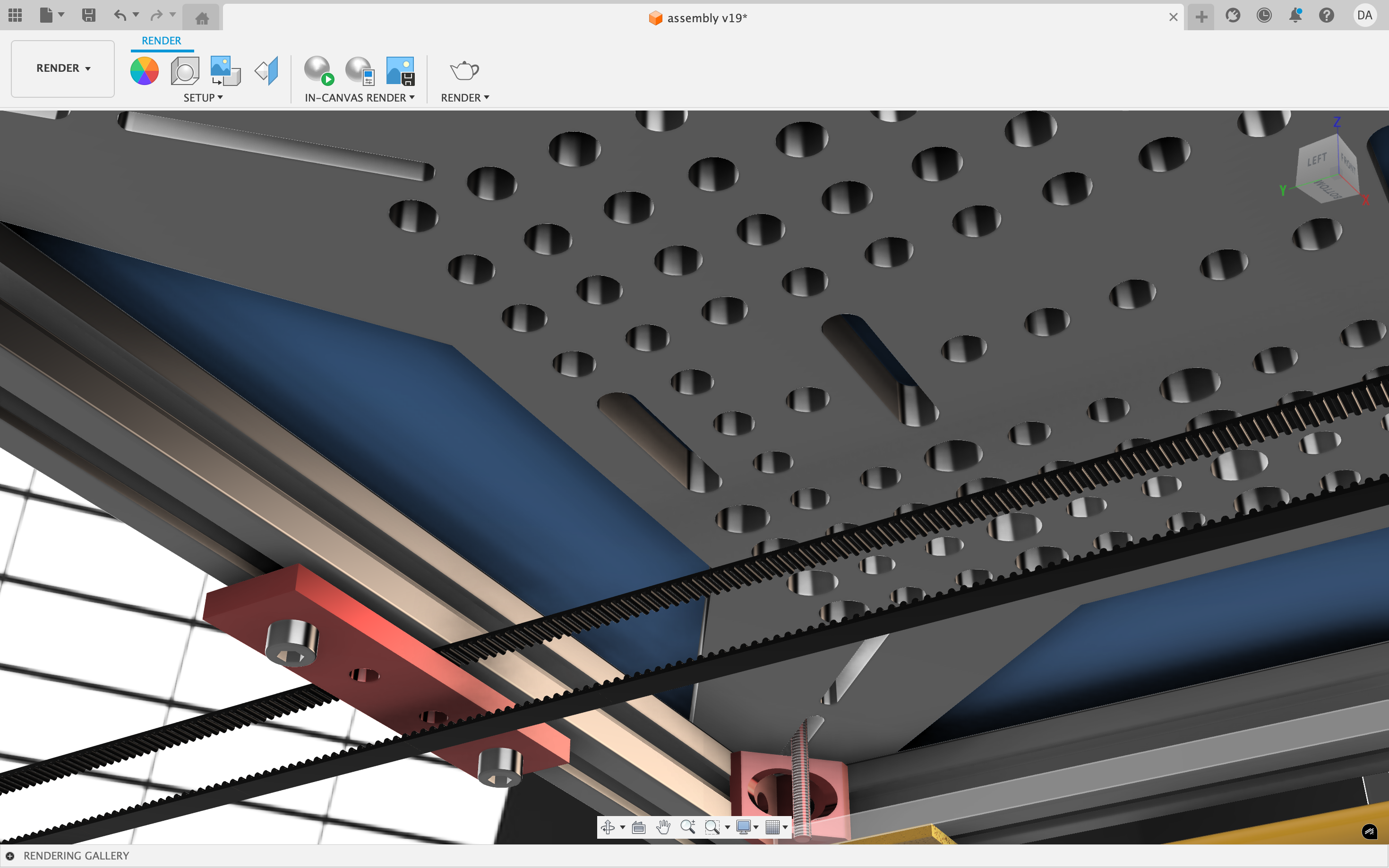 belt and carriage bonding plate