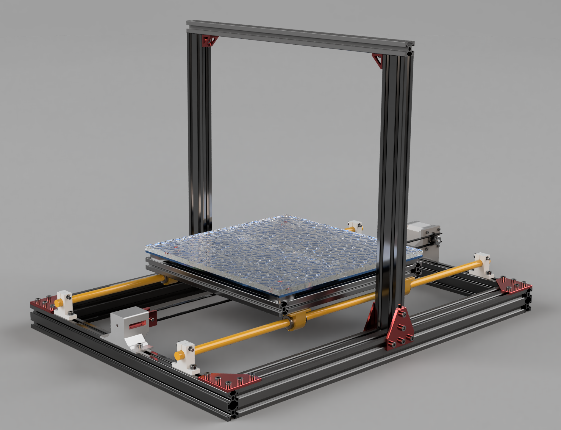 complete y-axis cad render