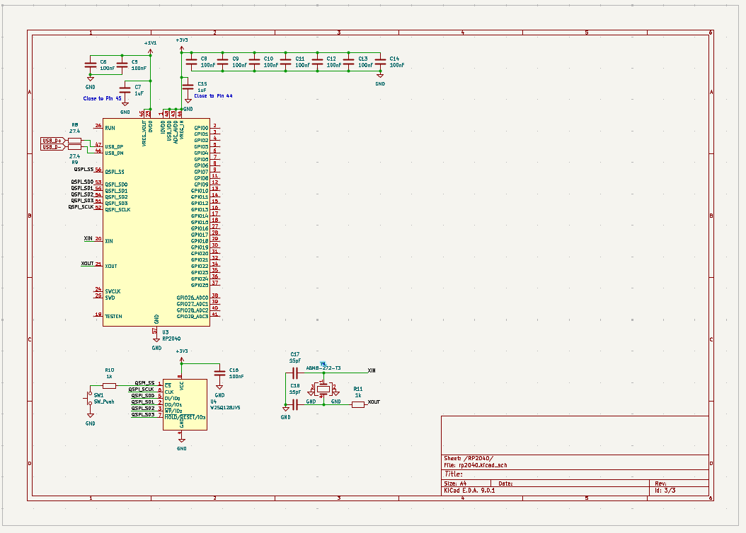 RP2040 Schematic