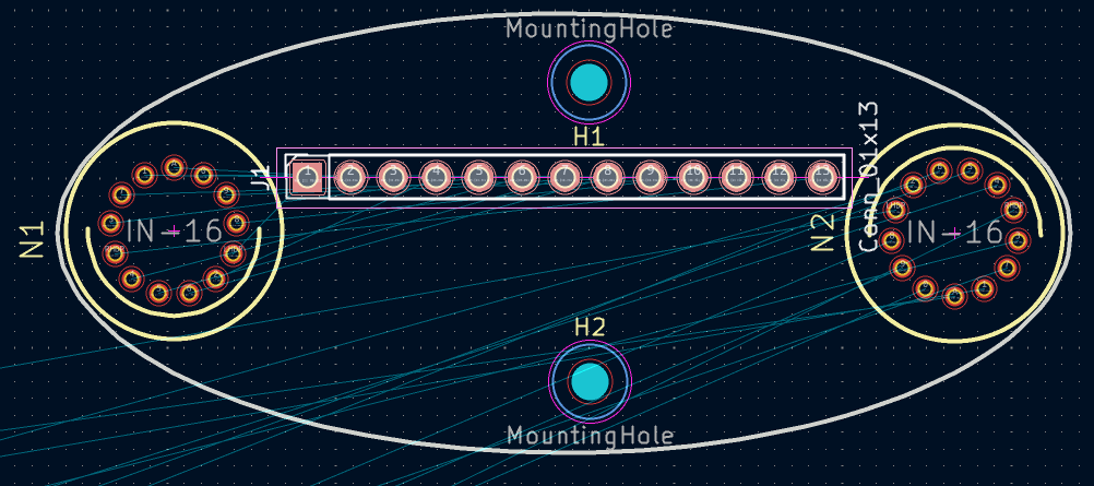 Image of 01x13 Pin Header on Socket