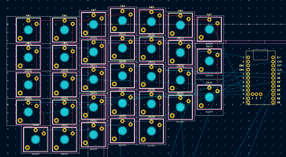 picture of my pcb in progress from src/pcb_inprog.png