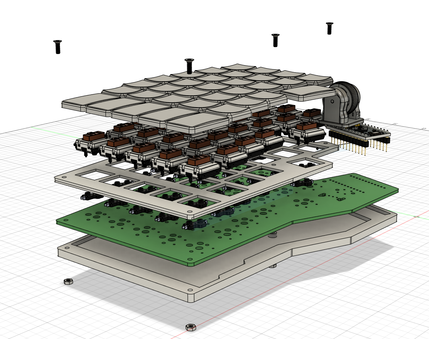 photo of my disassembled case