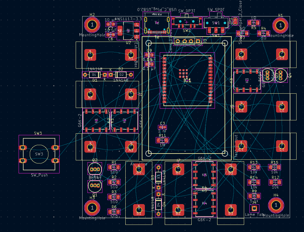 Arranged PCB Layout