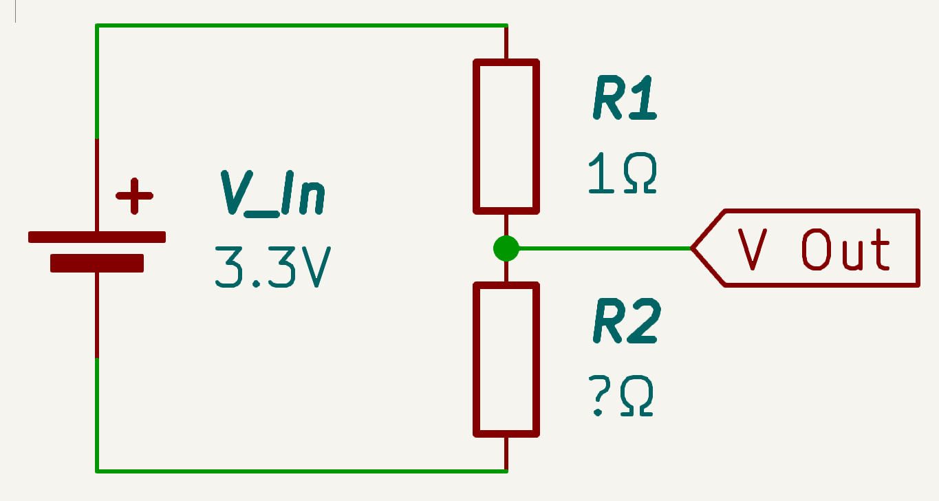 Image of voltage divider circuit