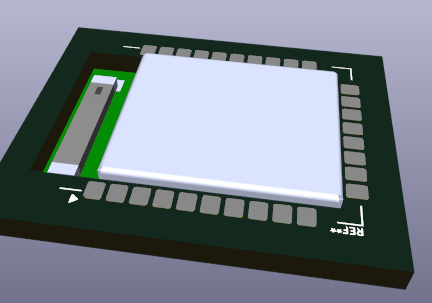 E73 cutout footprint