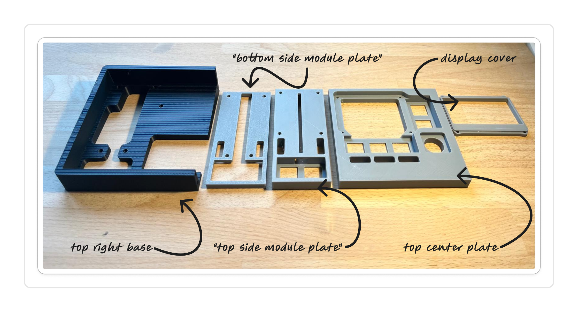 first 3d-printed parts
