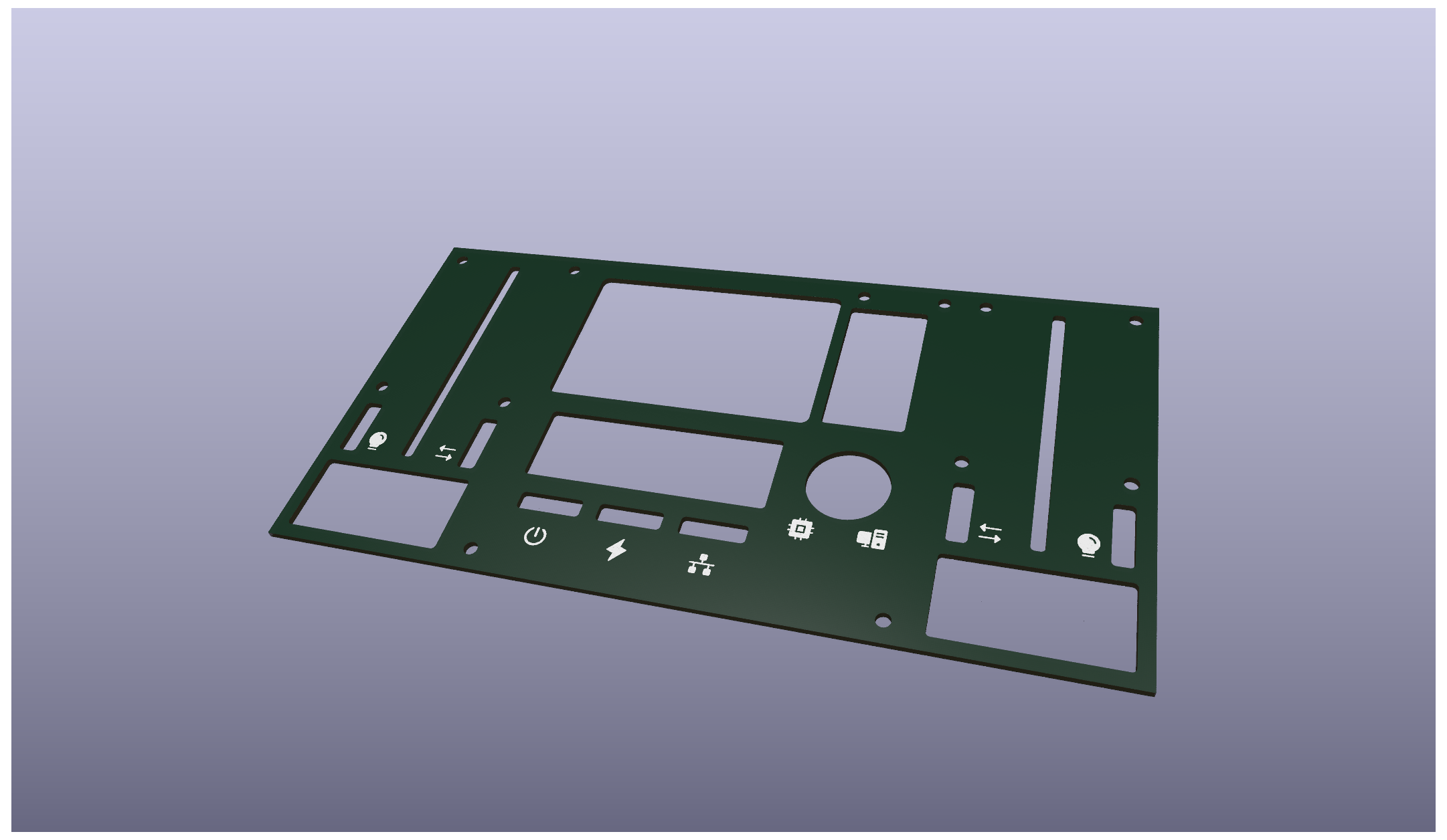 top cover in KiCAD