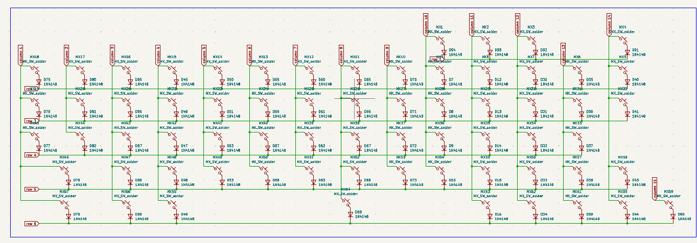 The Schmatic so far keys