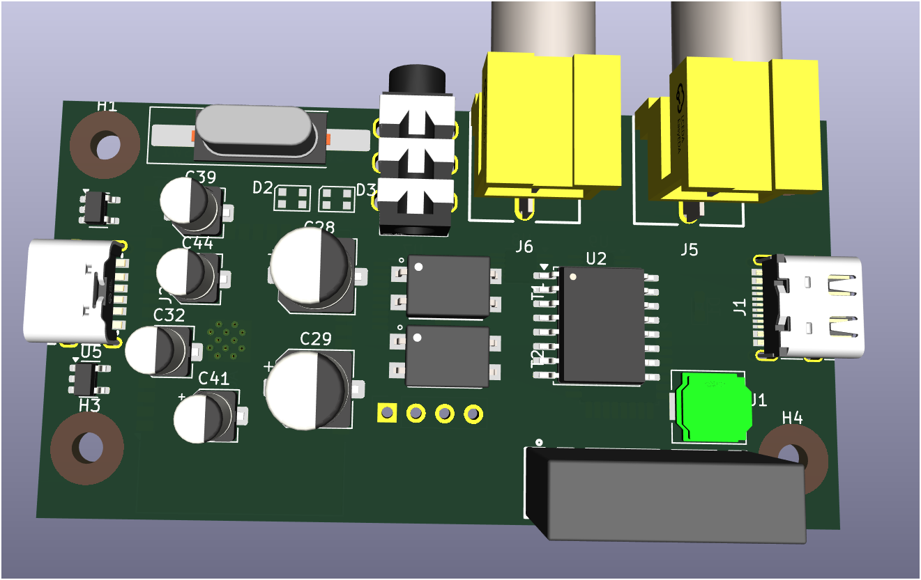 First Version of the TOP PCB