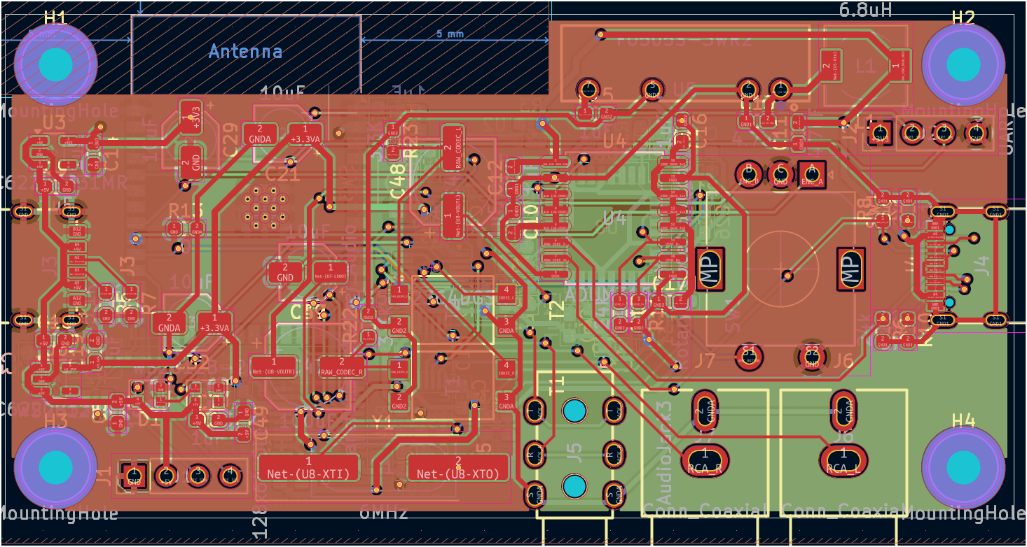 Finalized First Version of Top PCB
