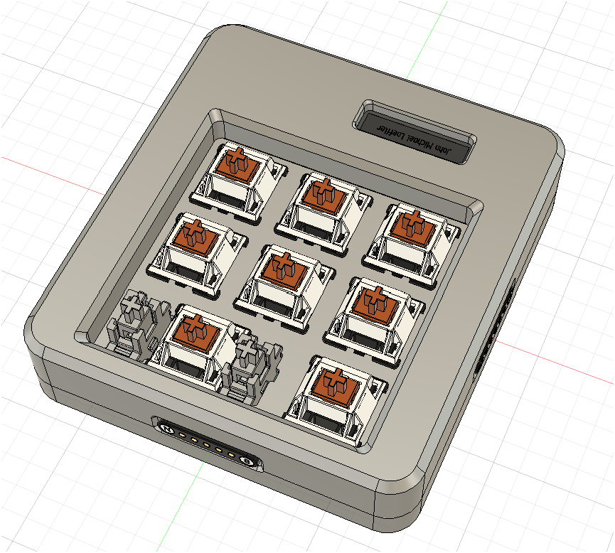 Preliminary final macropad case