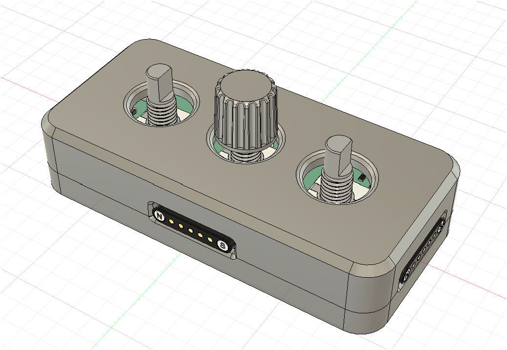 Preliminary Knobs module case