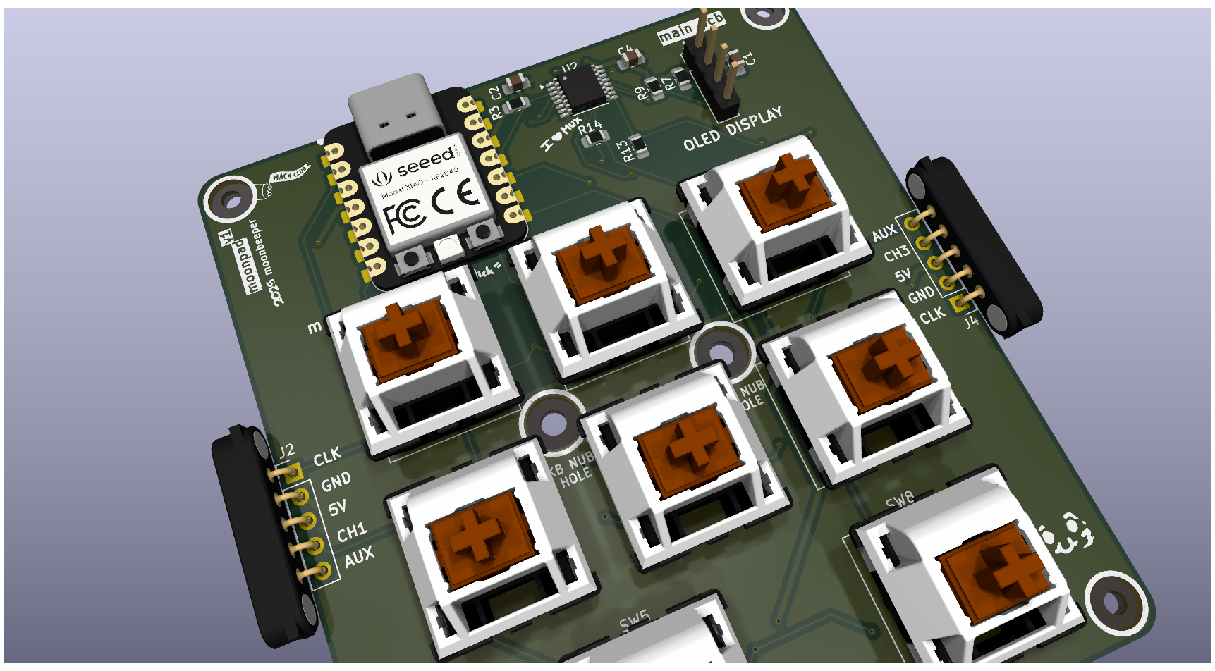 Final Macropad PCB Layout