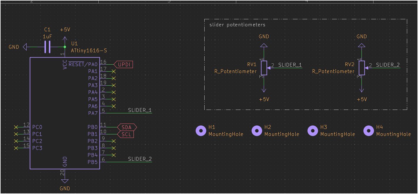 Final Sliders Module Schematic Layout