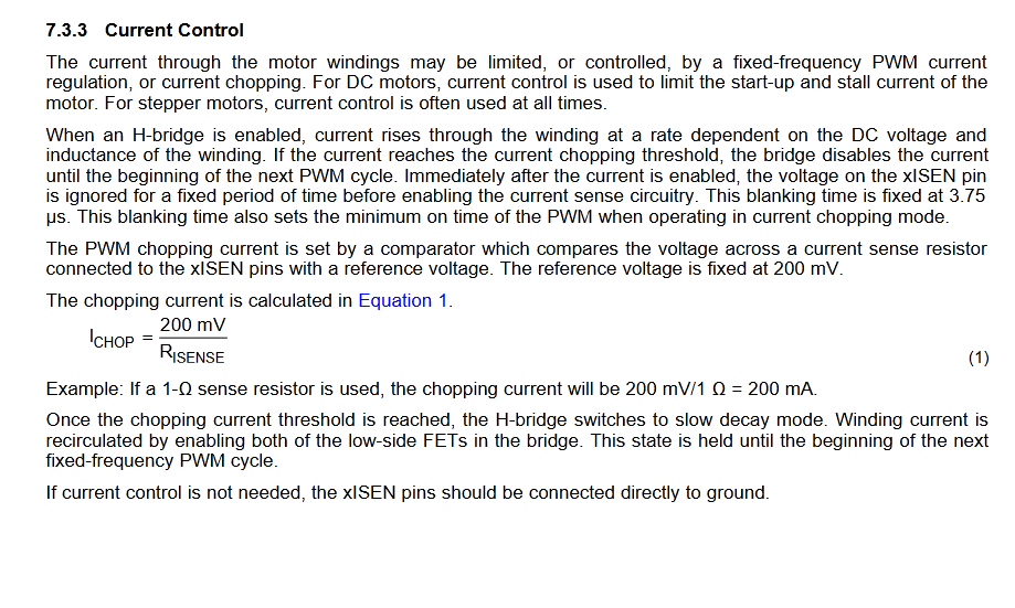 Current control docs