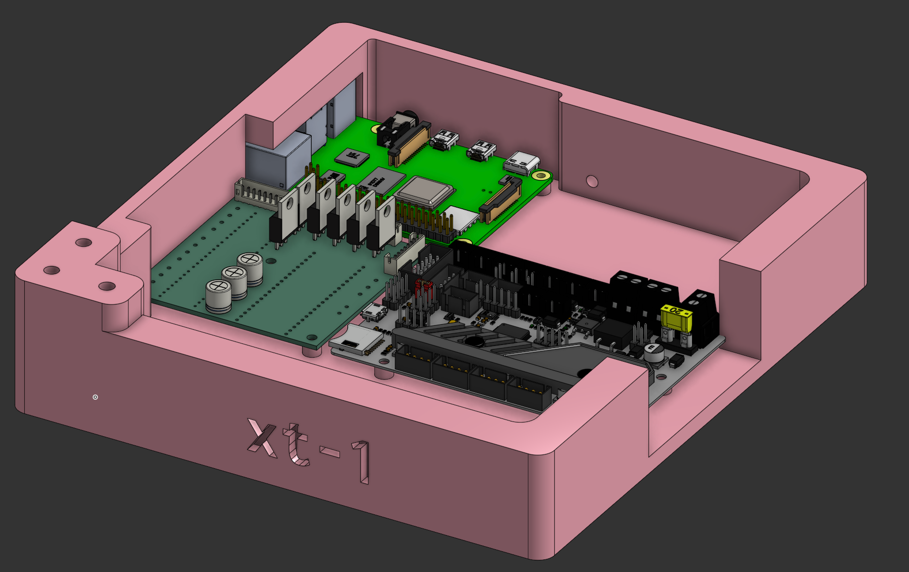 electronics compartment