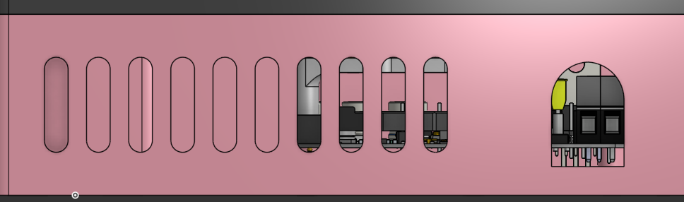 grilles on the side of the box