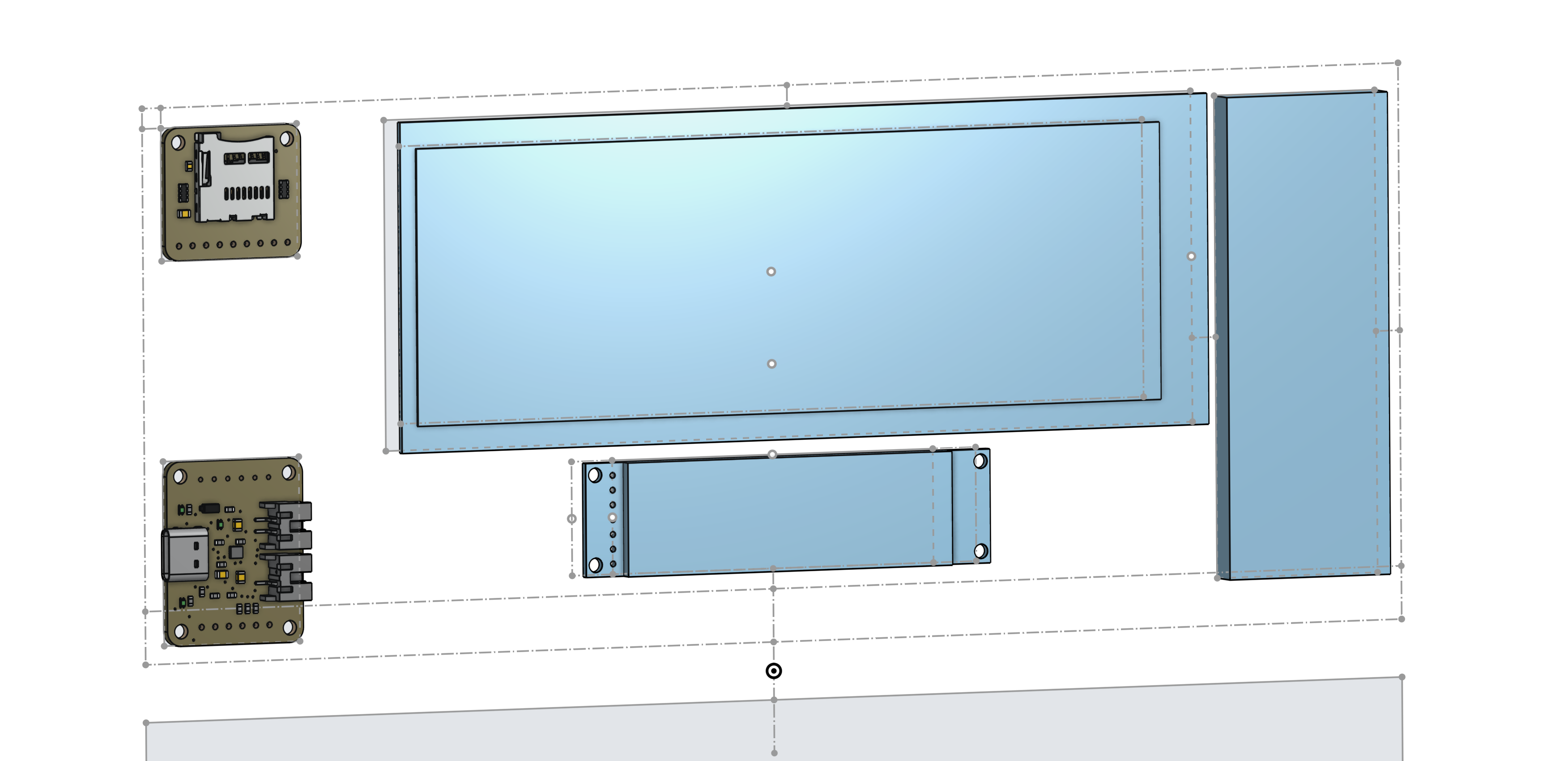 preliminary mainboard cad