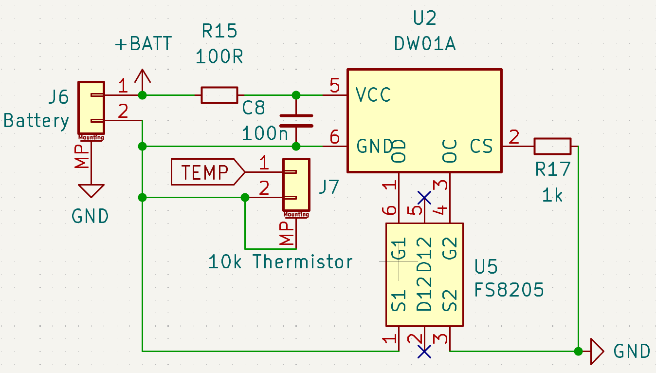 Schematic of the DW01A