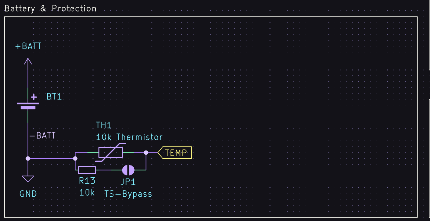 Simplified power schematic