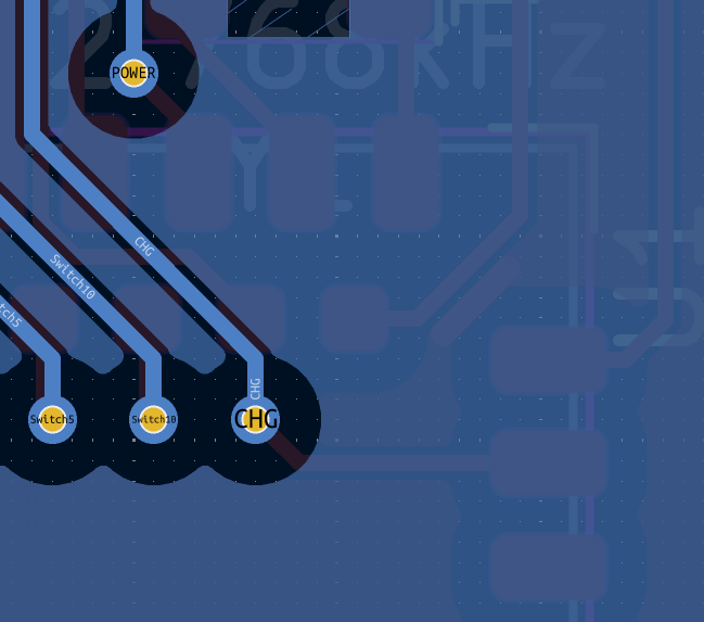 The new CHG trace to the MCU