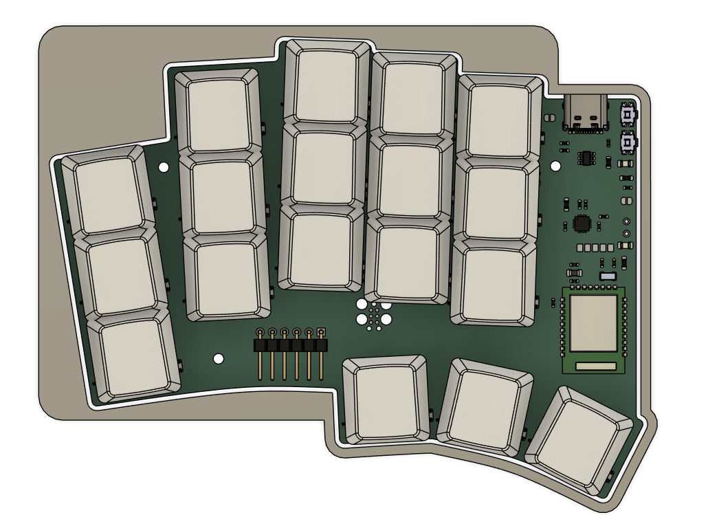 A design for the case based off the TOTEM
