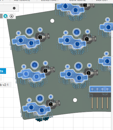 Hotswap sockets facing the wrong way