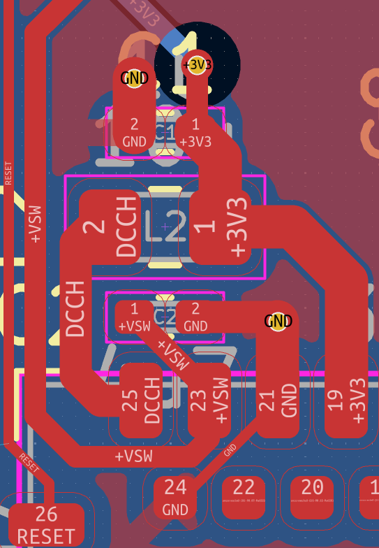 Routed DC/DC voltage loop