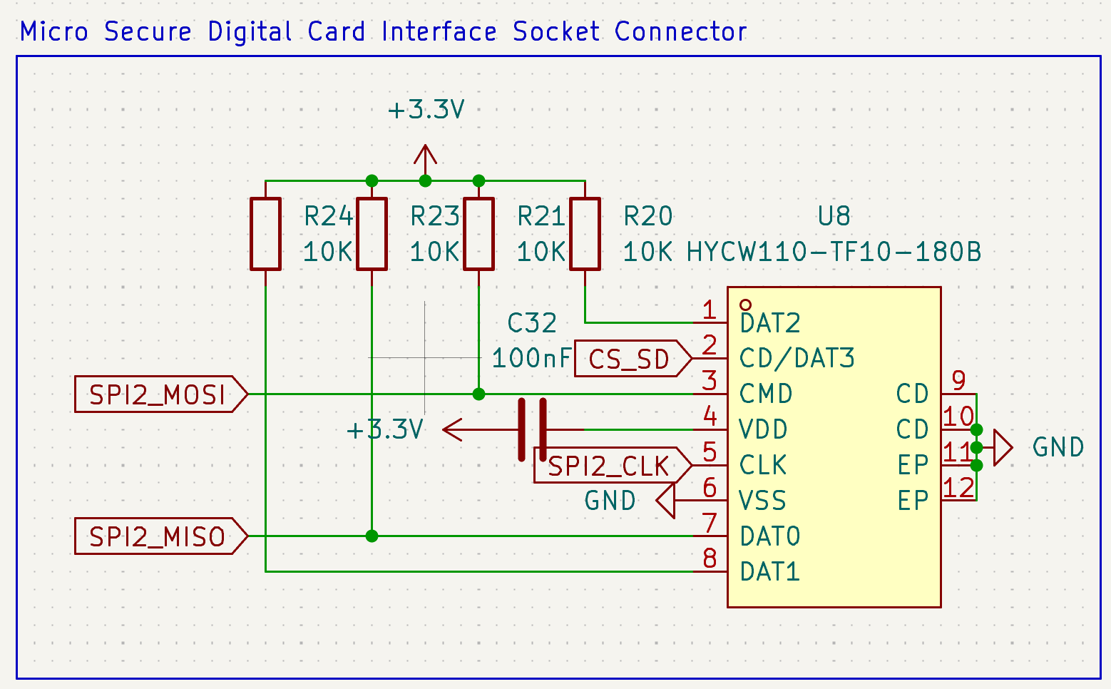 SD Card Schematic