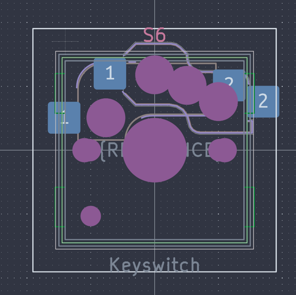 Cursed hotswap footprint