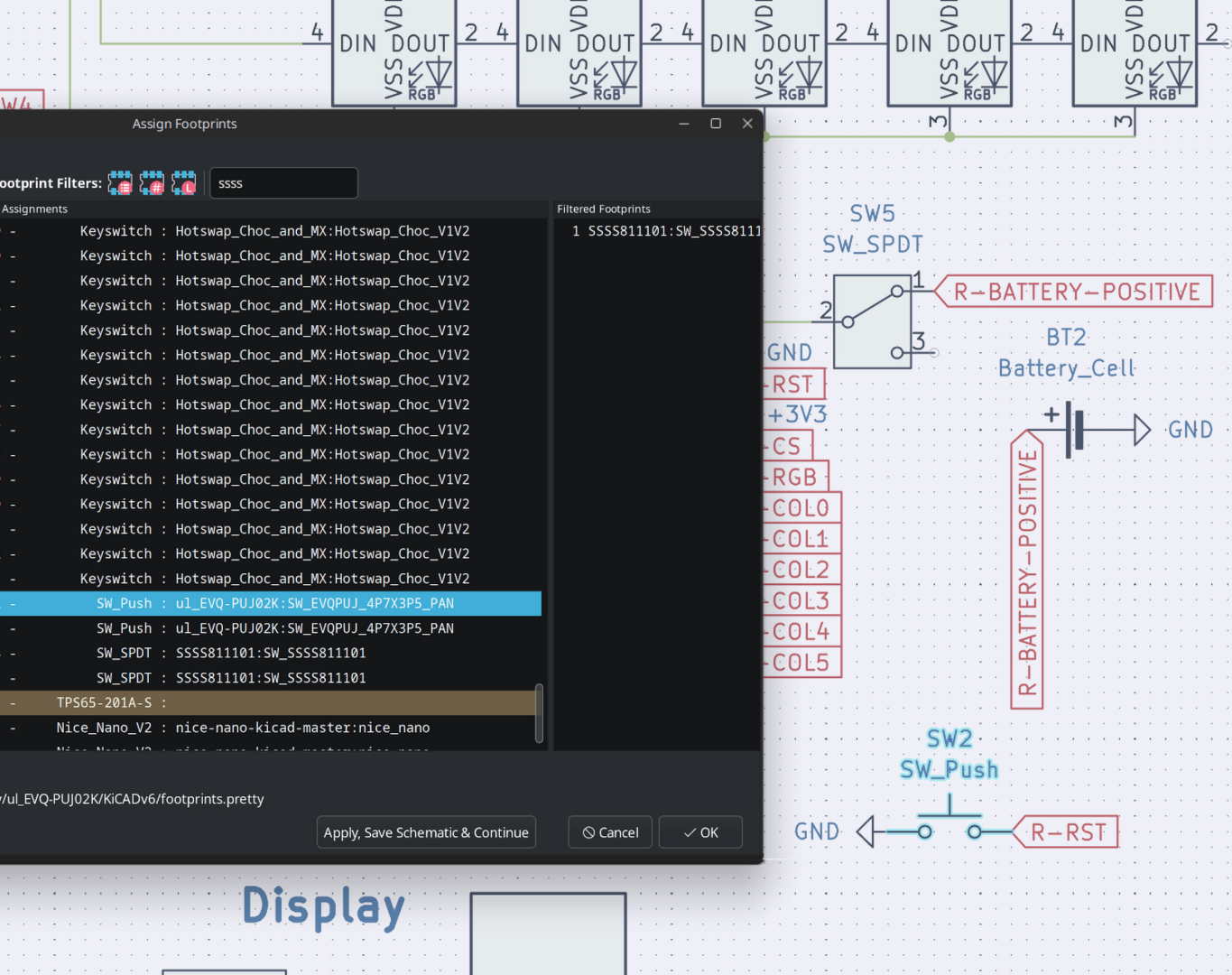 Changing the footprint