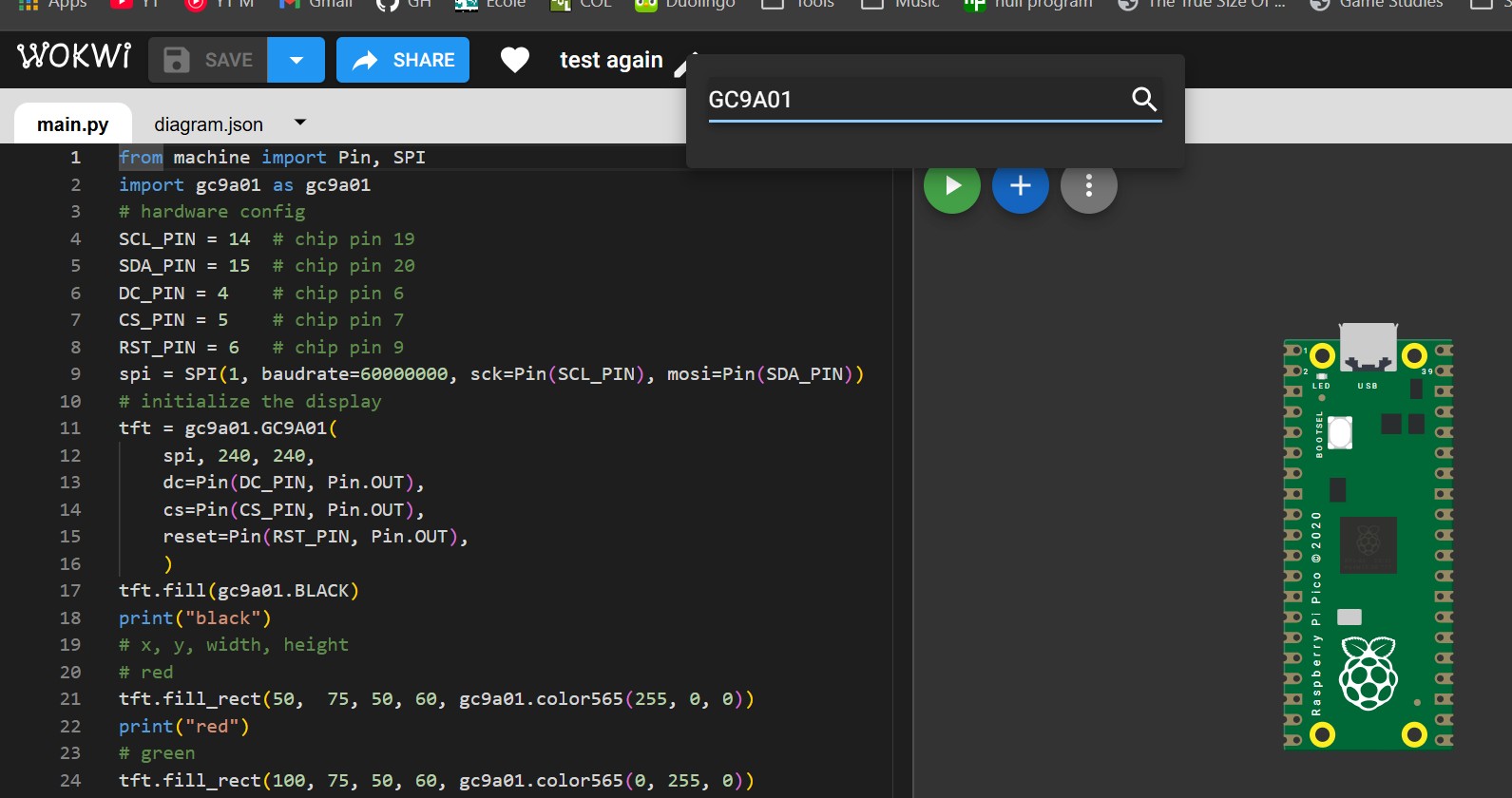 wokwi refusing to work