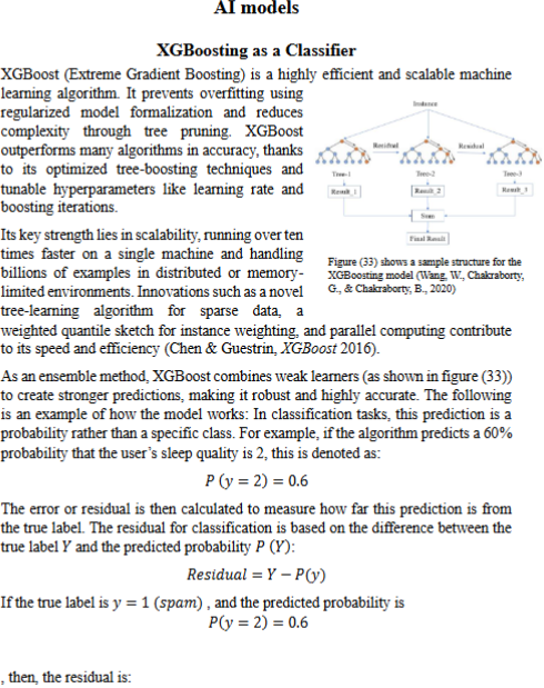 AI models: XGBoosting as a Classifier